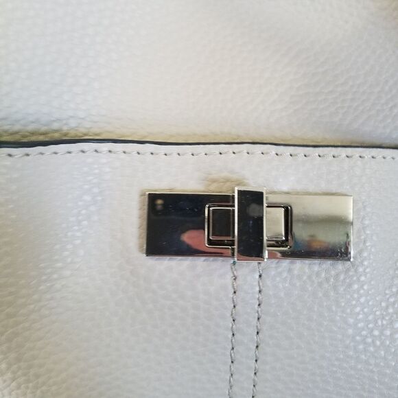 Steve Madden Taupe Grey Hobo Tote Shoulder Bag Top Handle Convertible Purse - Picture 6 of 9